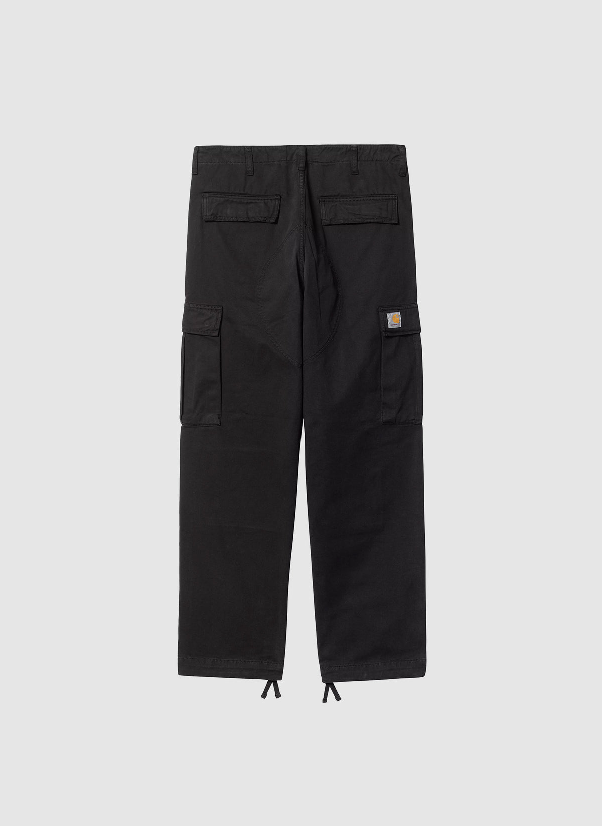 Regular Cargo Pant - Black Garment Dyed