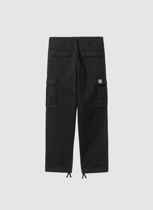 Regular Cargo Pant - Black Garment Dyed