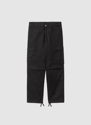 Regular Cargo Pant - Black Garment Dyed