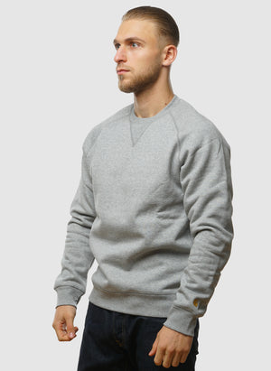 Chase Sweatshirt - Grey Heather/Gold
