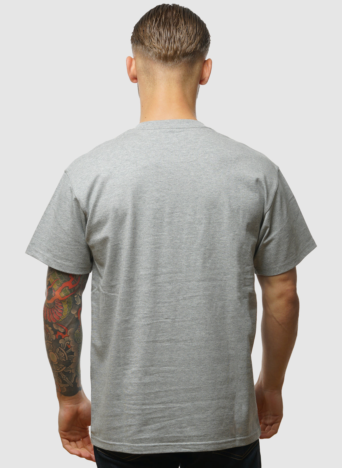 Chase T-Shirt - Grey Heather/Gold