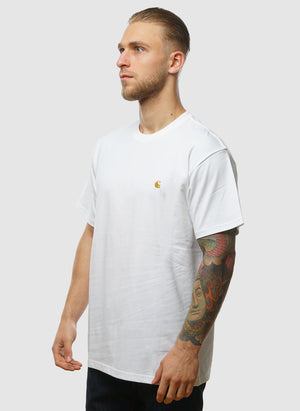 Chase T-Shirt - White/Gold