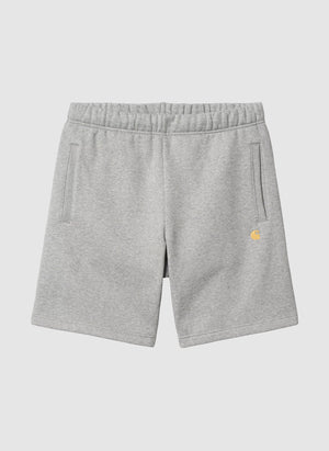 Chase Sweat Short - Grey Heather/Gold