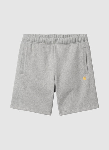 Chase Sweat Short - Grey Heather/Gold