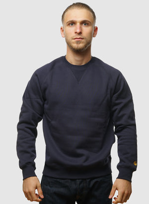 Chase Sweatshirt - Dark Navy/Gold