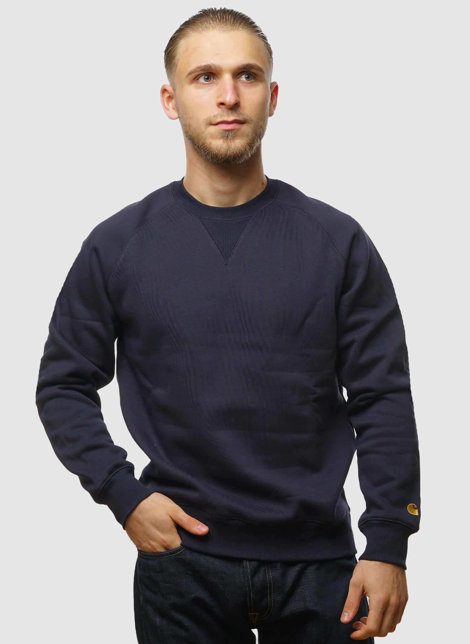 Chase Sweatshirt - Dark Navy/Gold