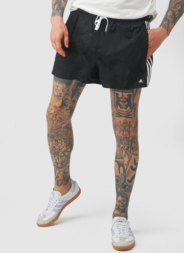 3-Streifen CLX Badeshorts - Black