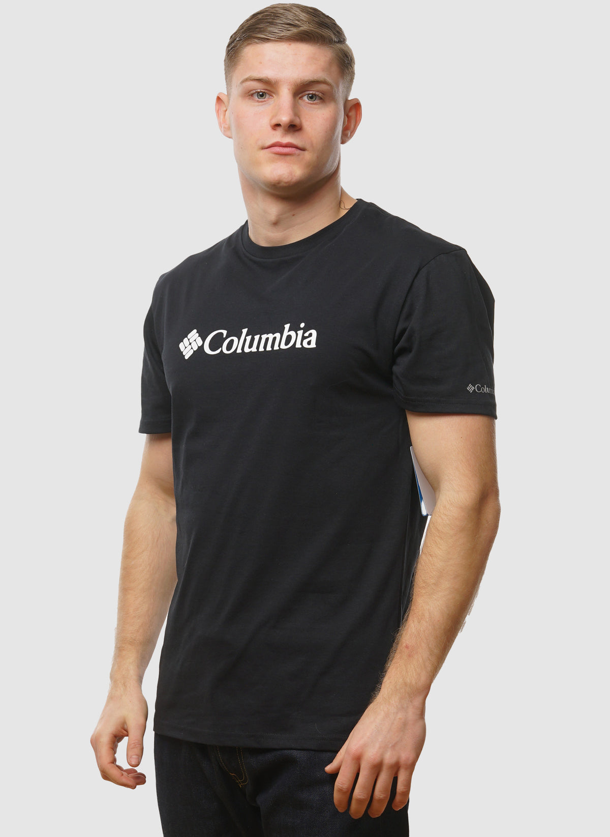 CSC Basic Logo T-Shirt - Black/White