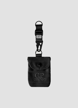 Herringbone Mini Pouch - Black