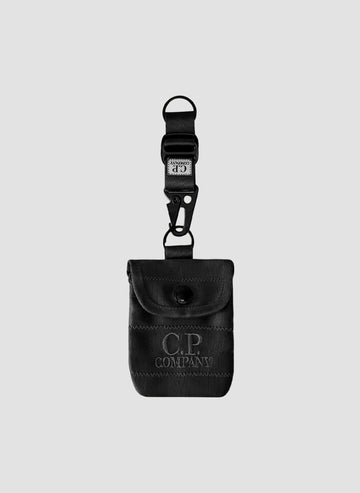 Herringbone Mini Pouch - Black