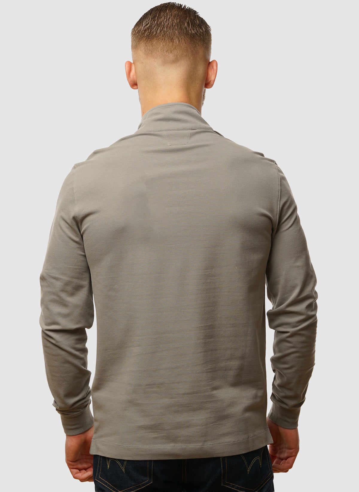 Stretch Piquet Half-Zip - Fallen Rock