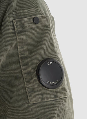 Corduroy Lens Shirt - Gunmetal