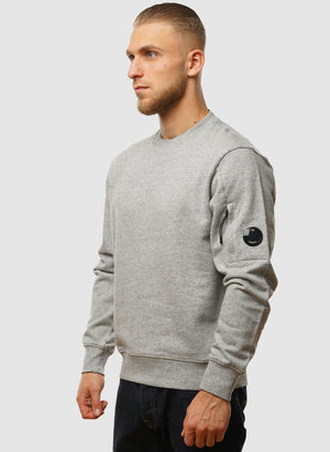 Lens Crew Neck Sweatshirt - Greystone Melange
