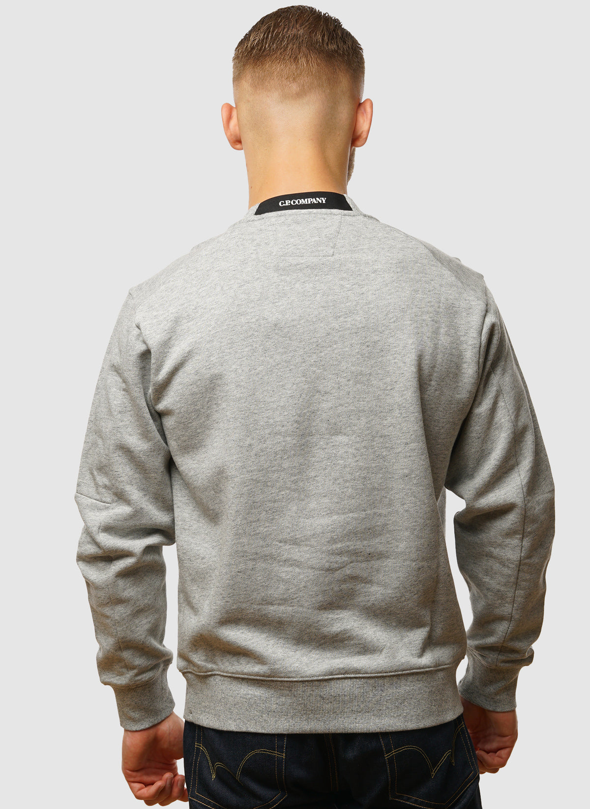 Lens Crew Neck Sweatshirt - Greystone Melange