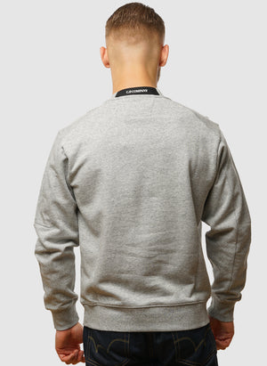 Lens Crew Neck Sweatshirt - Greystone Melange