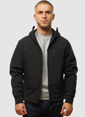 C.P. Shell-R Hooded Goggle Jacket - Black