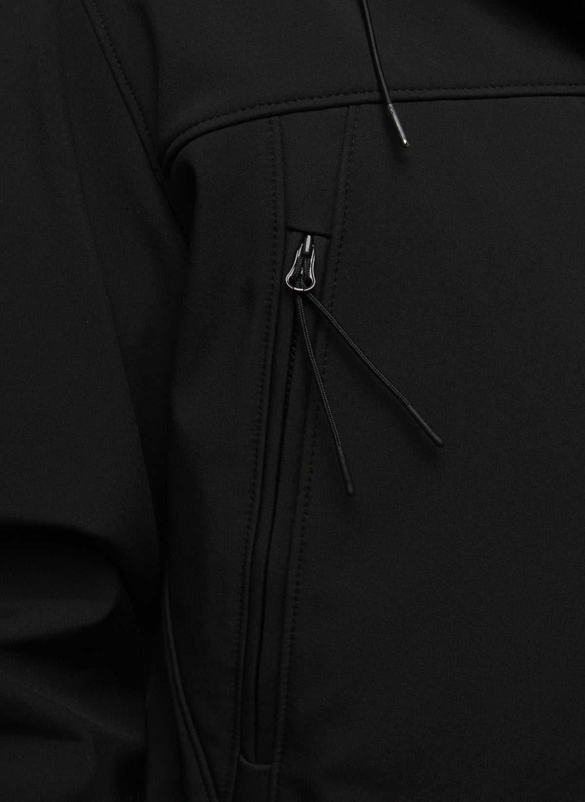 C.P. Shell-R Hooded Goggle Jacket - Black