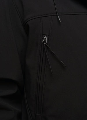 C.P. Shell-R Hooded Goggle Jacket - Black