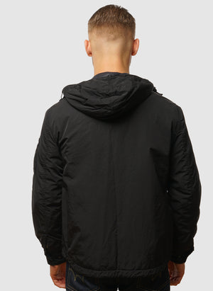 Chrome-R Padded Lens Overshirt - Black