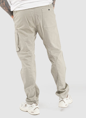 Stretch Sateen Lens Cargo Pants - London Fog