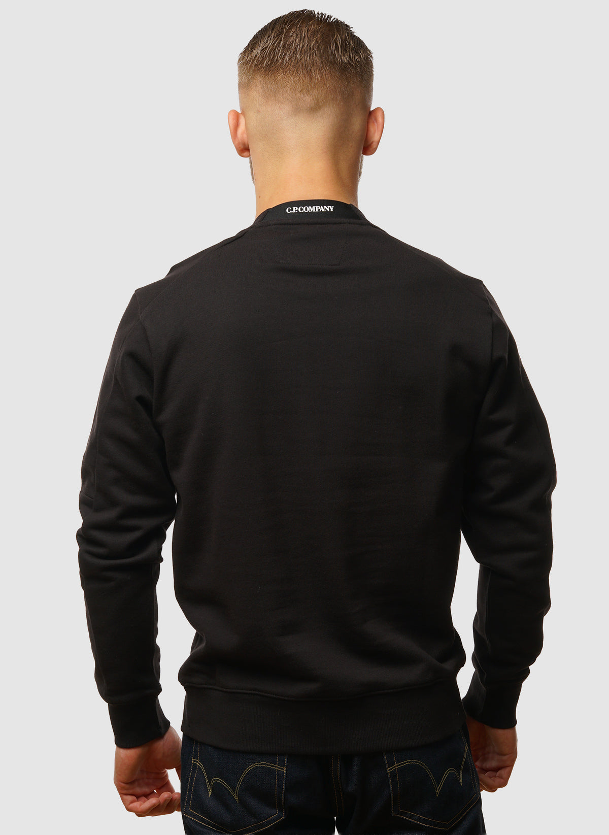 Lens Crew Neck Sweatshirt - Black