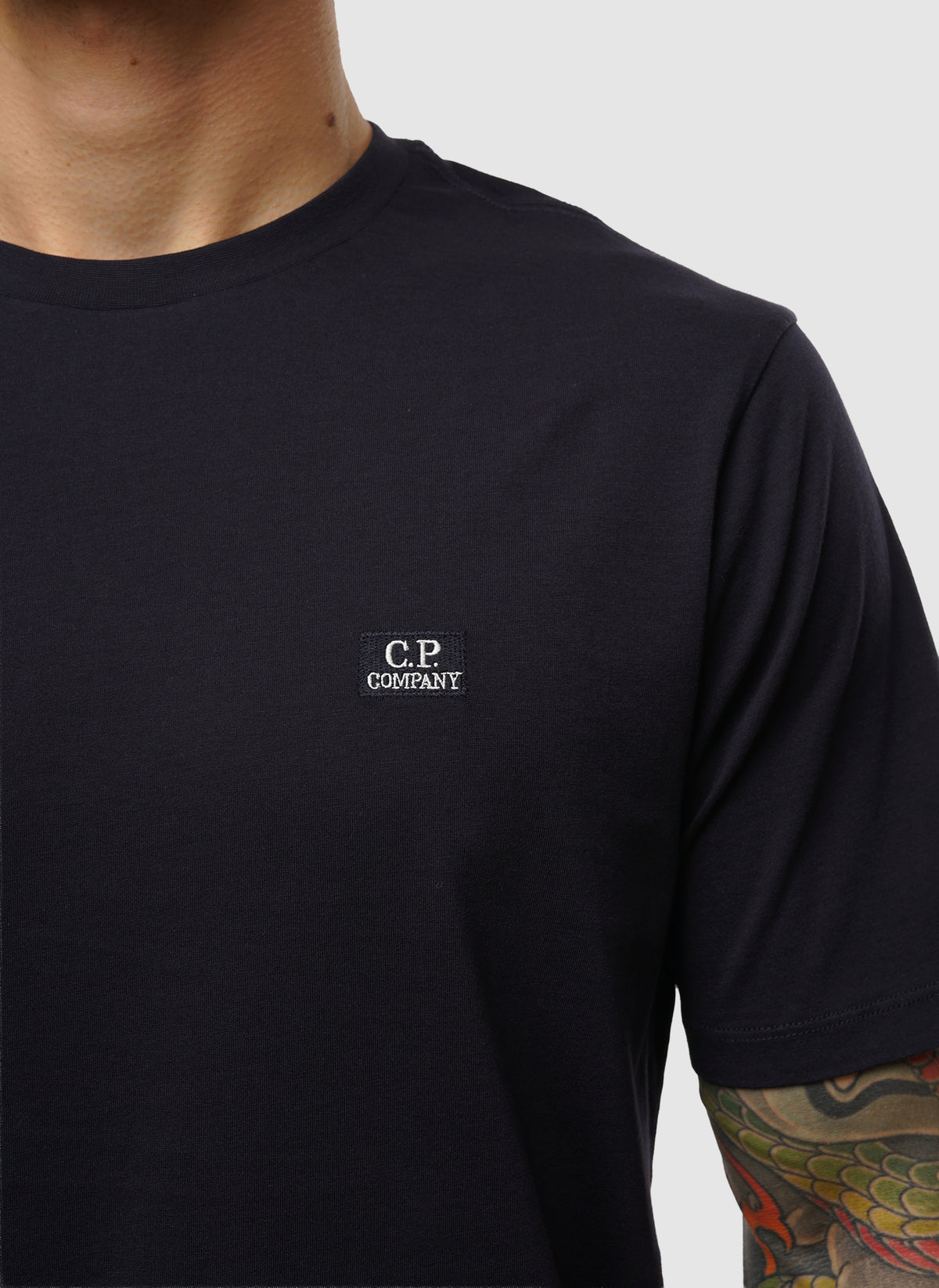 Logo Badge Jersey T-Shirt - Total Eclipse