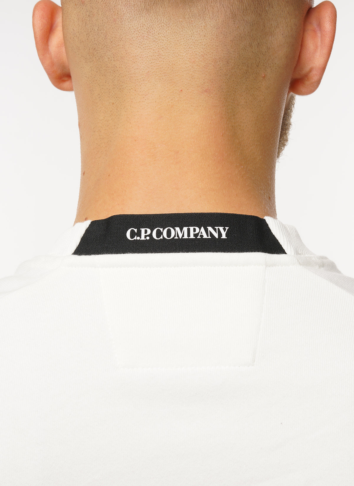 Lens Crew Neck Sweatshirt - Gauze White