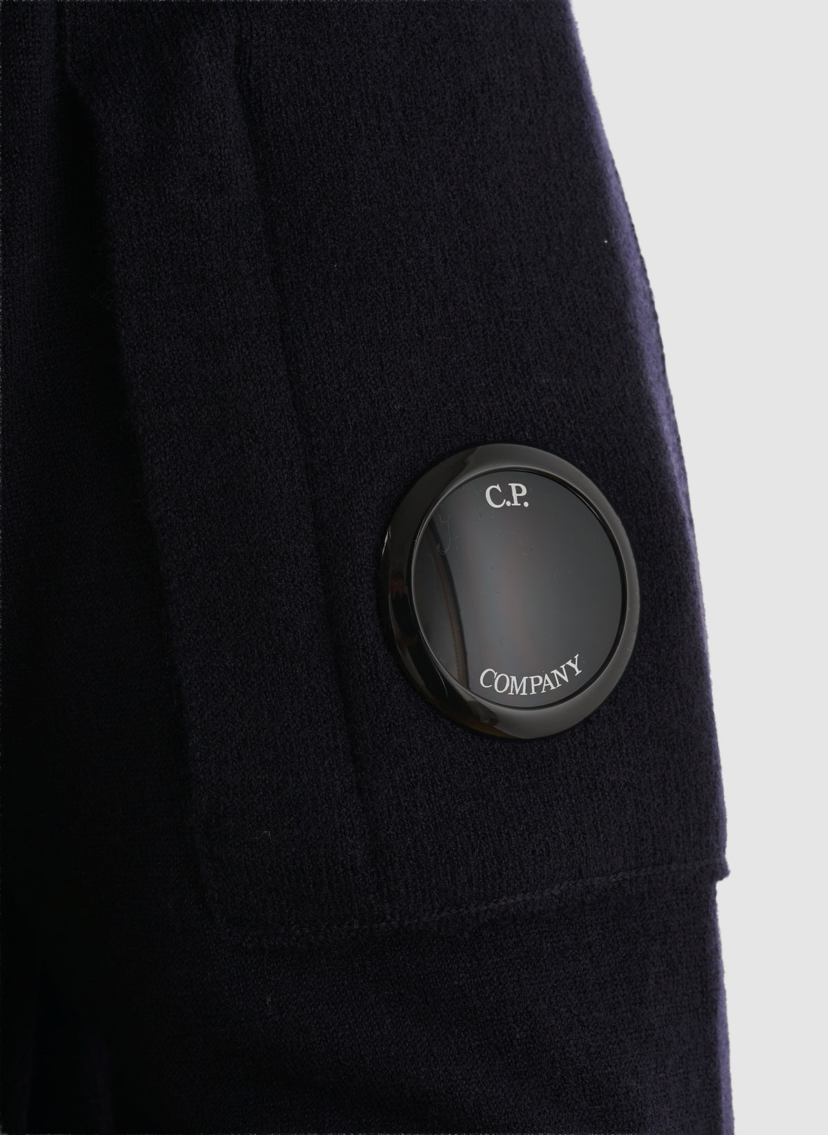 Merino Wool Lens Crew Neck - Total Eclipse