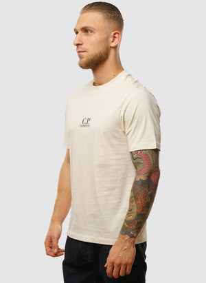 Center Logo Jesey T-Shirt - Pistachio Shell