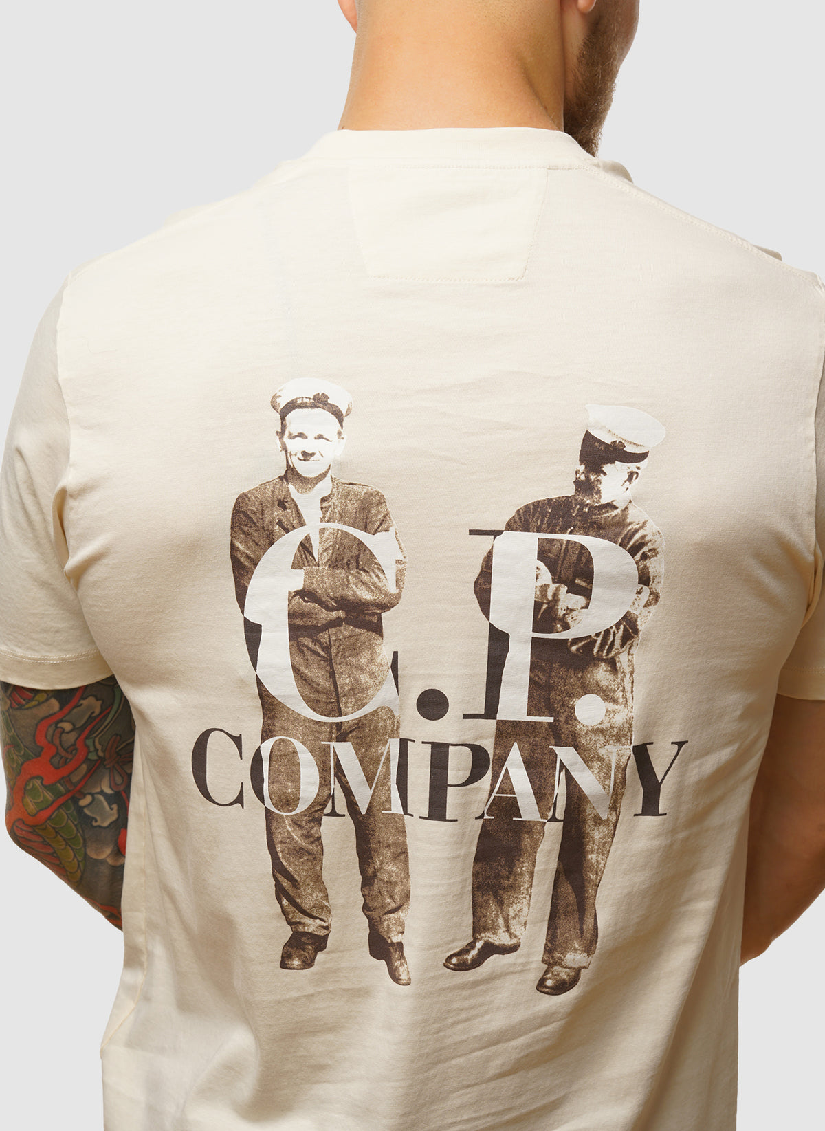 Center Logo Jesey T-Shirt - Pistachio Shell