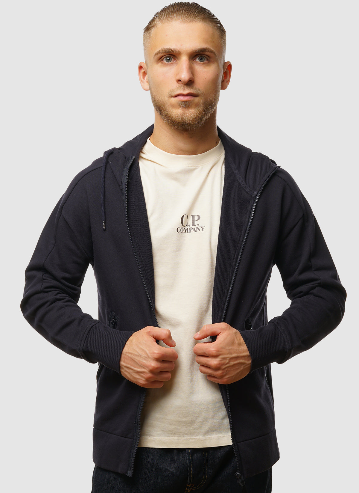 Goggle Sweatshirt Jacket - Total Eclipse