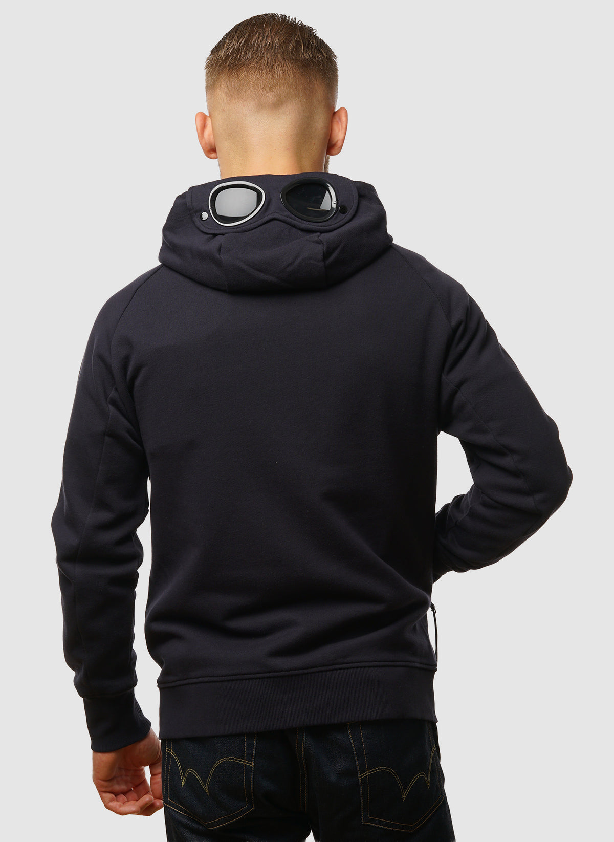 Goggle Sweatshirt Jacket - Total Eclipse