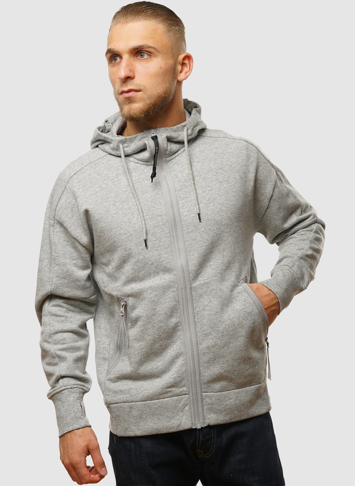 Goggle Sweatshirt Jacket  - Greystone Megange