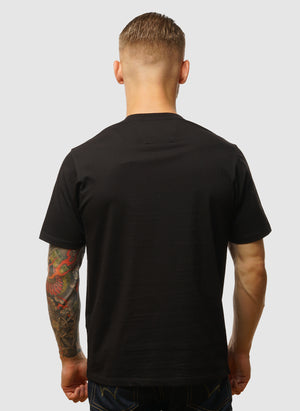 Logo Badge Jersey T-Shirt - Black