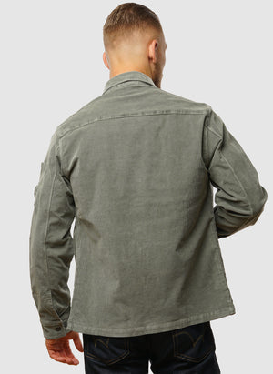 Corduroy Lens Shirt - Gunmetal