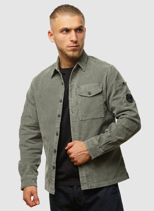 Corduroy Lens Shirt - Gunmetal