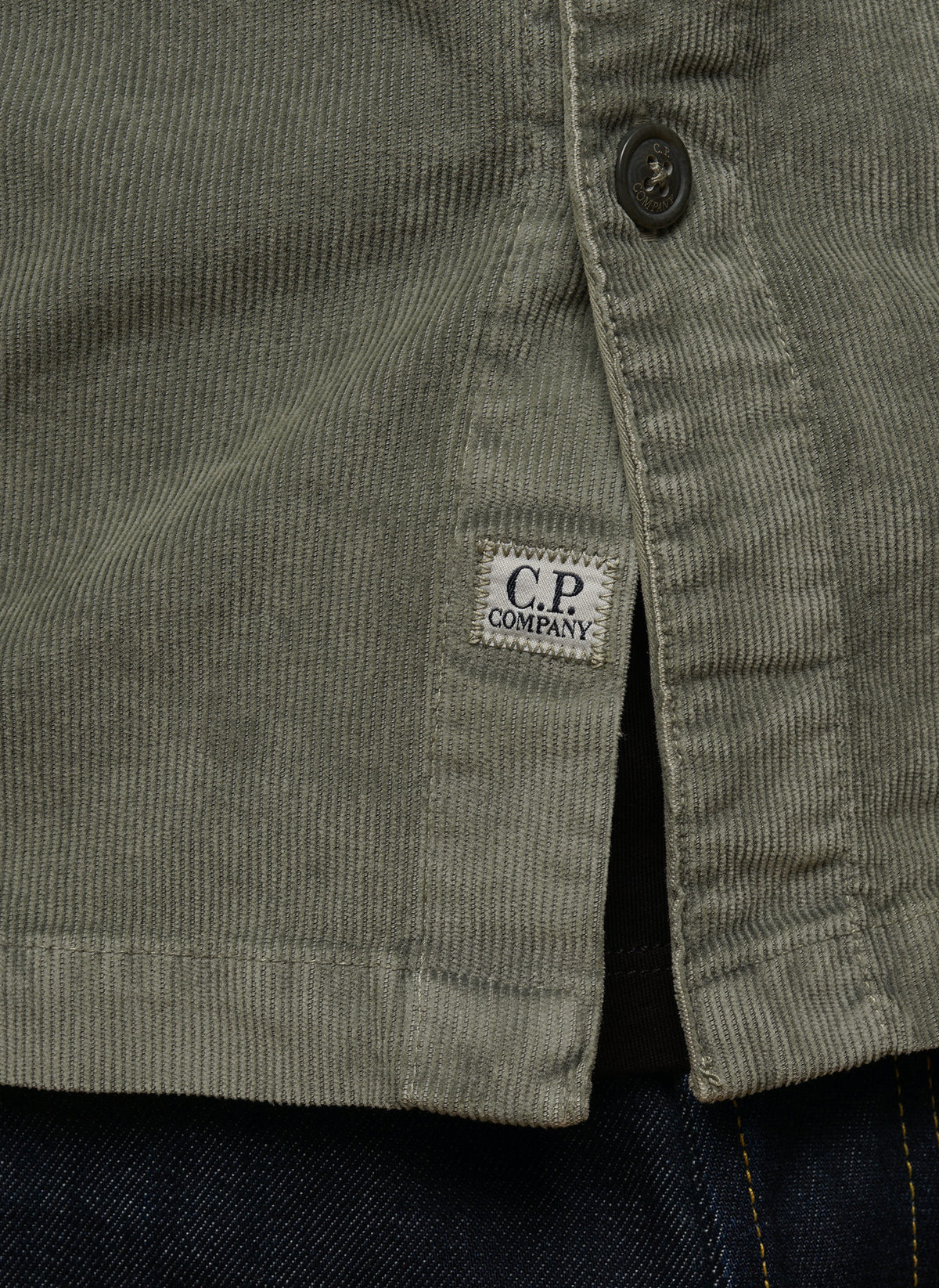 Corduroy Lens Shirt - Gunmetal