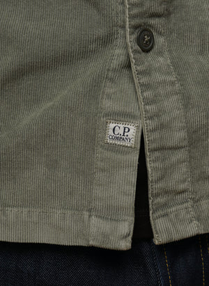 Corduroy Lens Shirt - Gunmetal