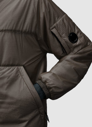 Nada Shell Primaloft® Hooded Lens Jacket - Smoked Pearl
