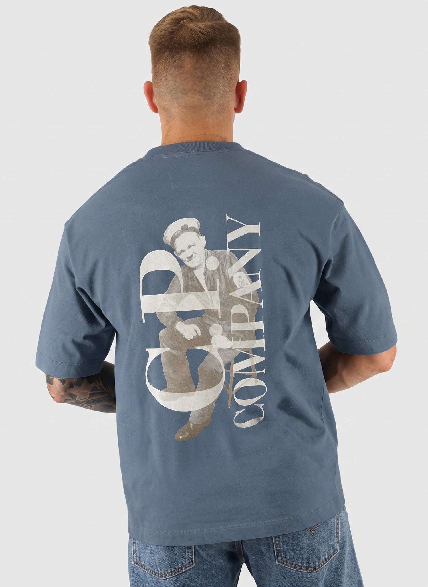 British Sailor Jersey T-Shirt - Orion Blue