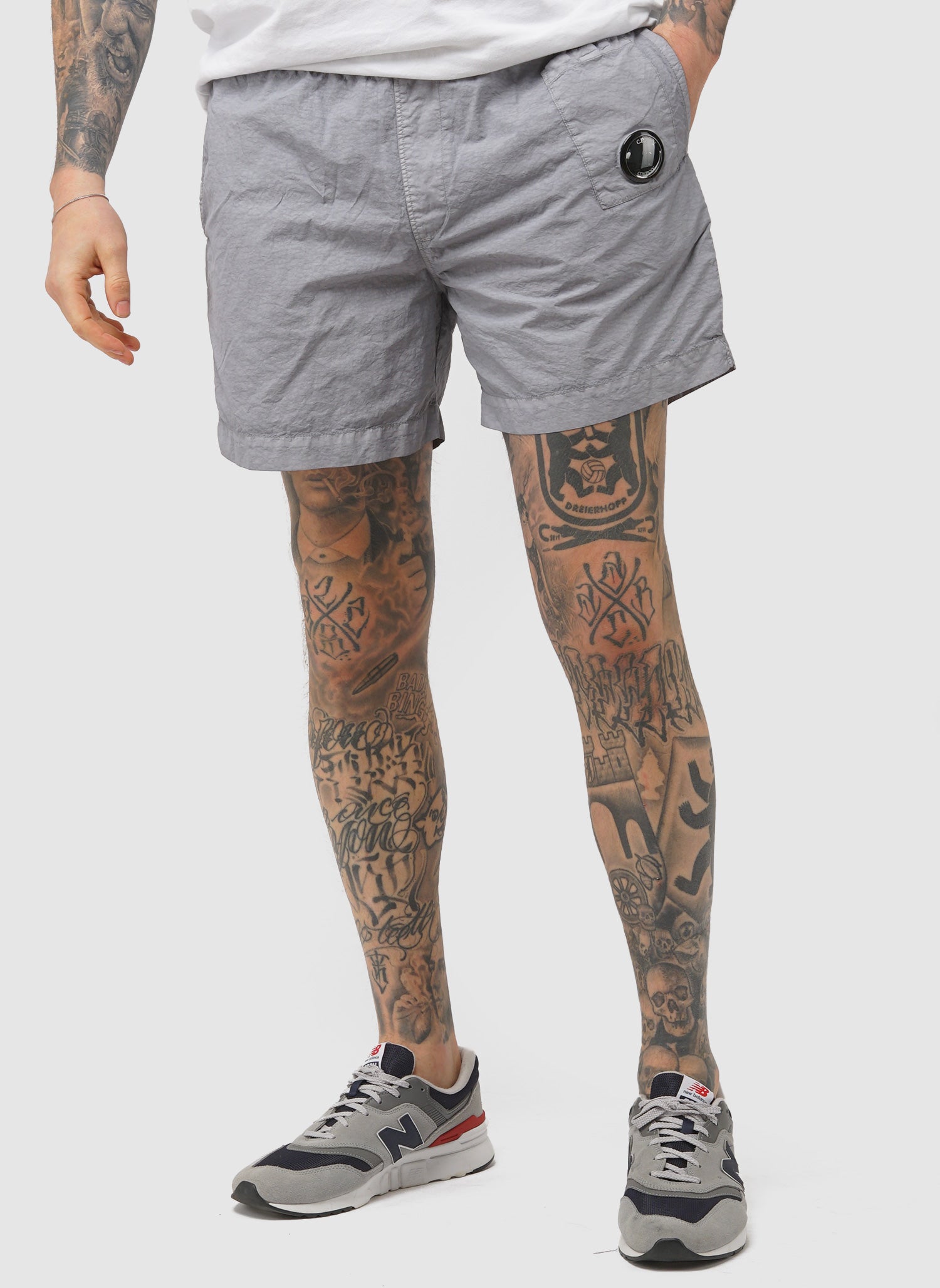 Lens Swim Short - Limestone