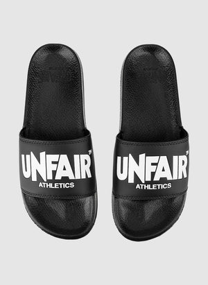 Unfair Classic Label Slides - Black