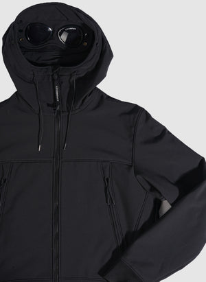 C.P. Shell-R Hooded Goggle Jacket - Black