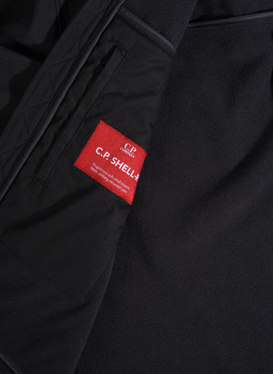 C.P. Shell-R Hooded Goggle Jacket - Black