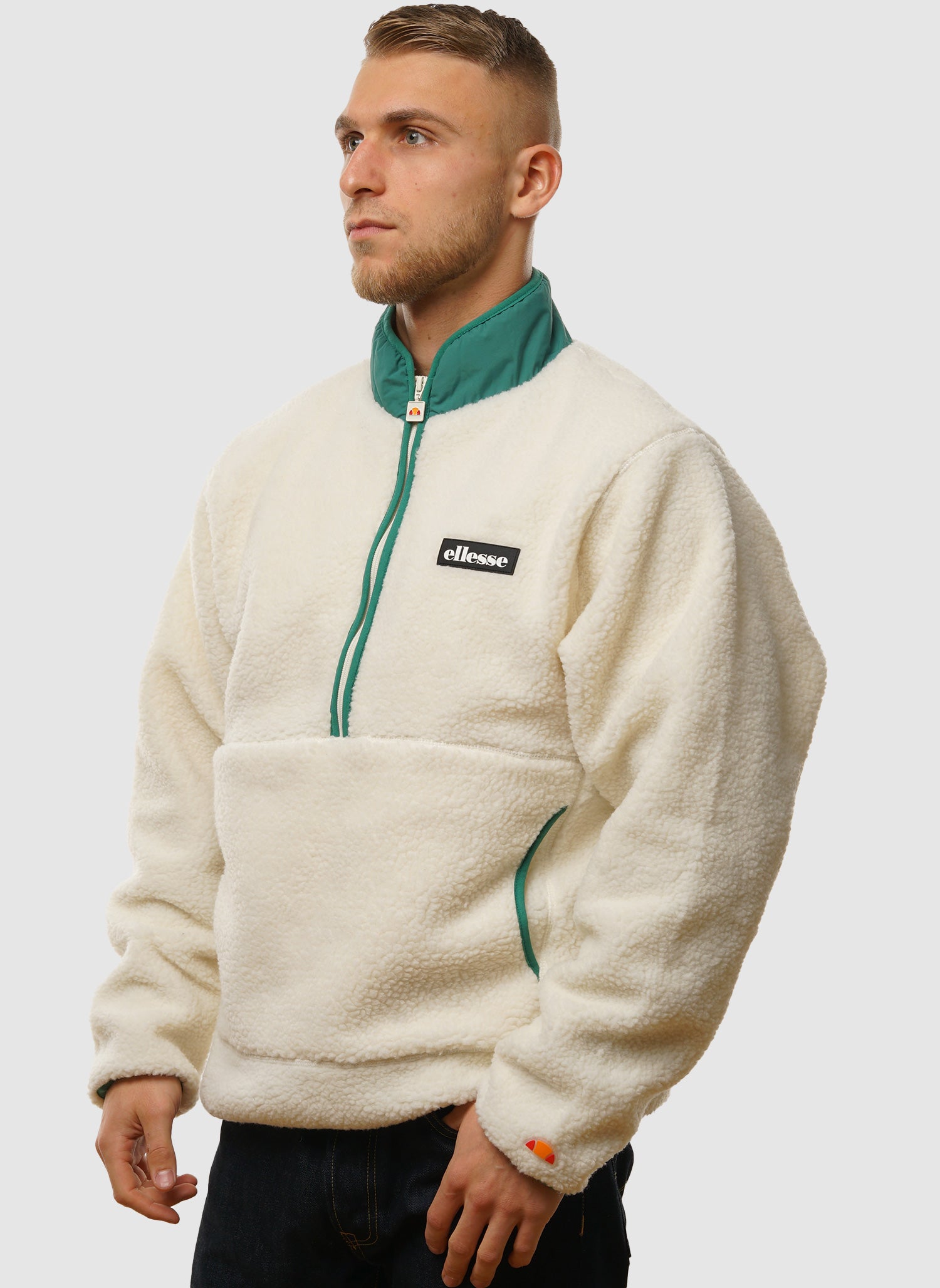 White ellesse jacket clearance