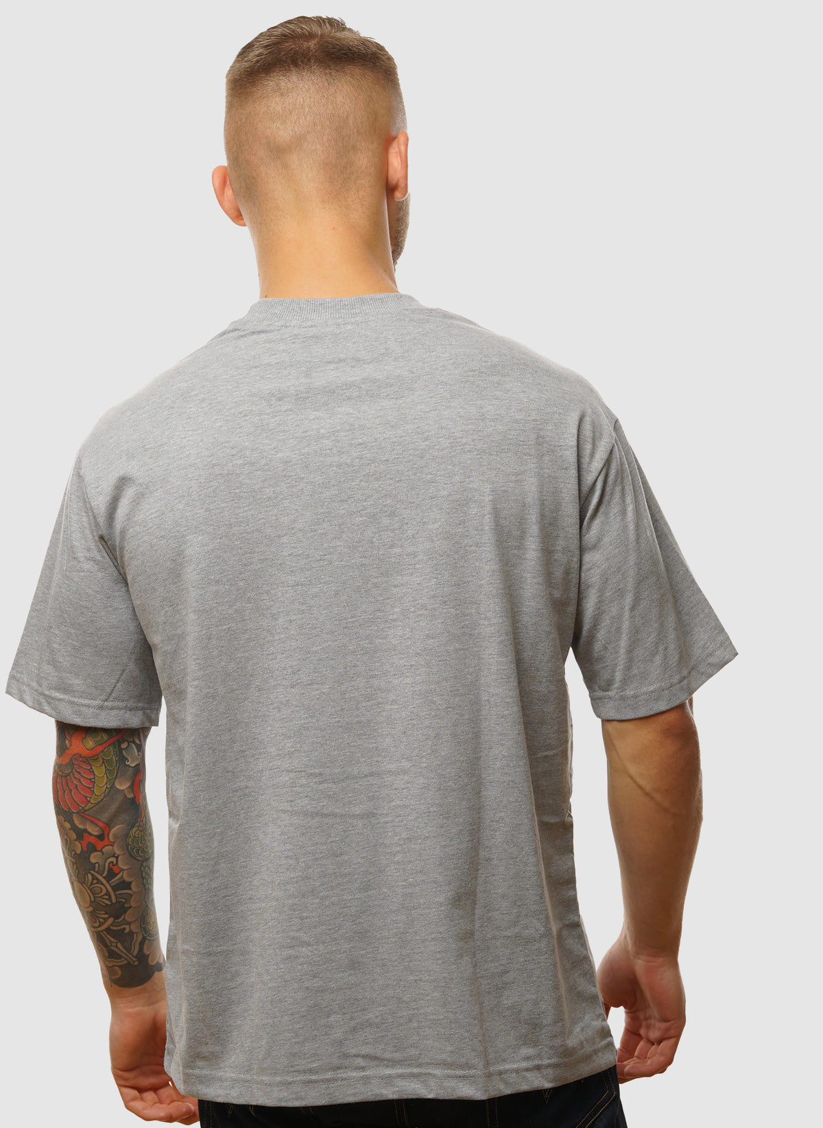 Loose Bee T-Shirt - Grey Melange
