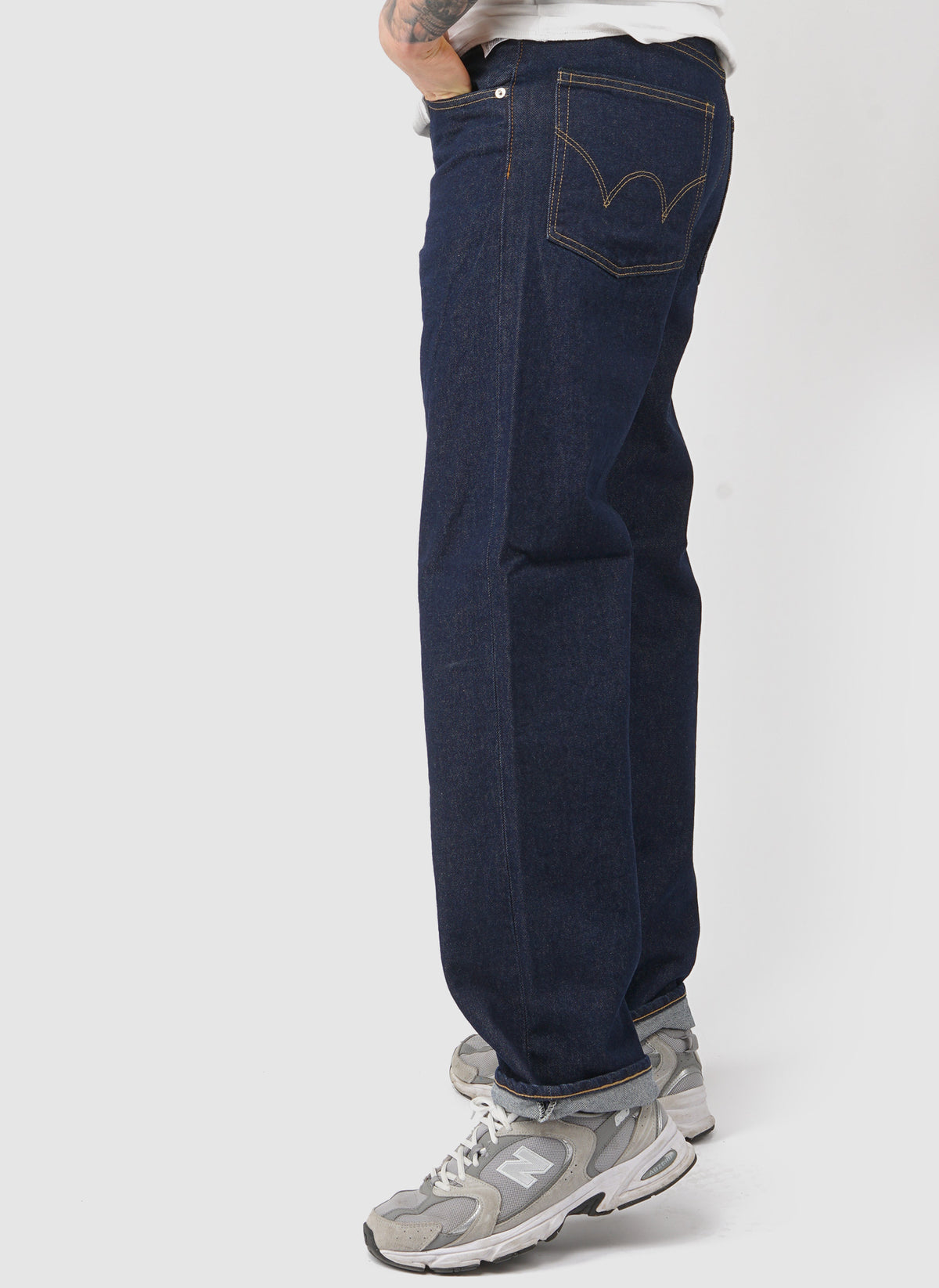 Loose Fit Opened Denim - Kaihara Rinsed