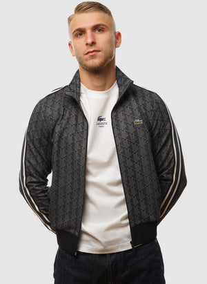Patterned Tracktop - Black/Graphite