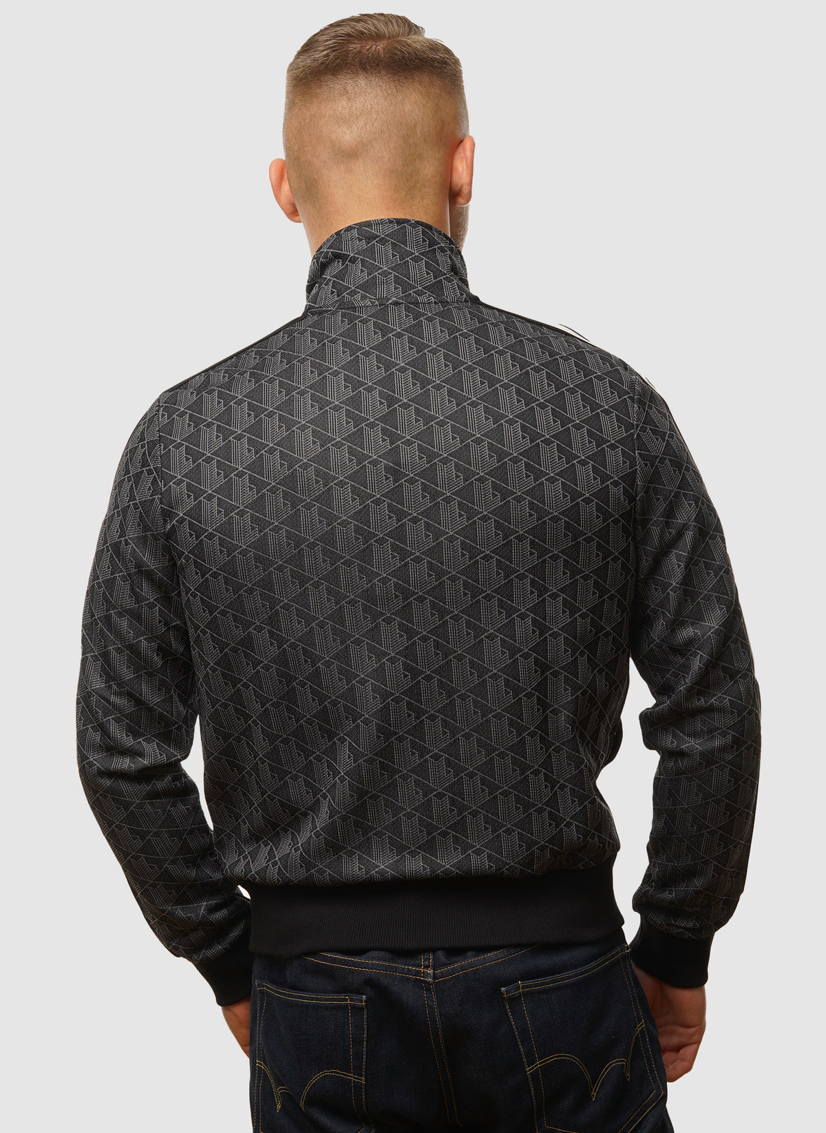 Patterned Tracktop - Black/Graphite