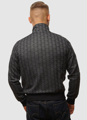 Patterned Tracktop - Black/Graphite